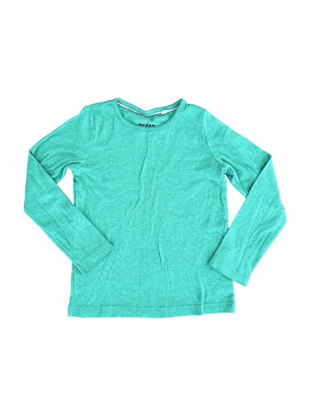 Mini Boden (7|8y) Green Pointelle